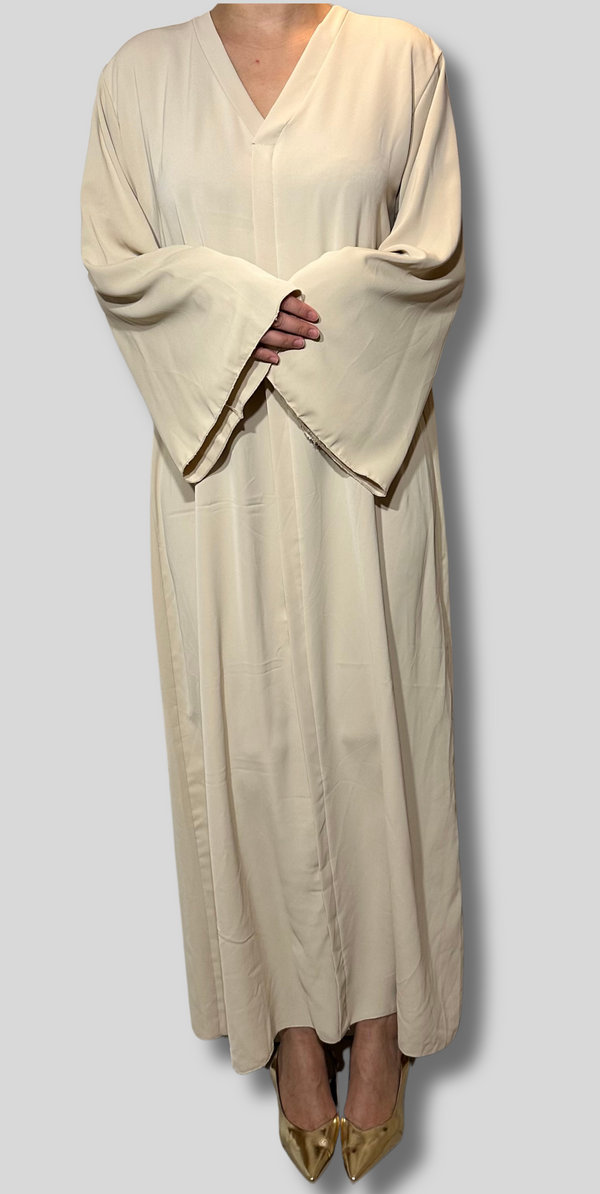 Abaya Soie de Médine - Beige